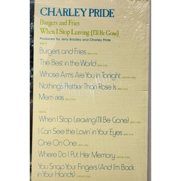 Charley Pride Burgers and Fries Country Vinyl LP RCA in Shrink with Hype Sticker - Picture 6 of 6